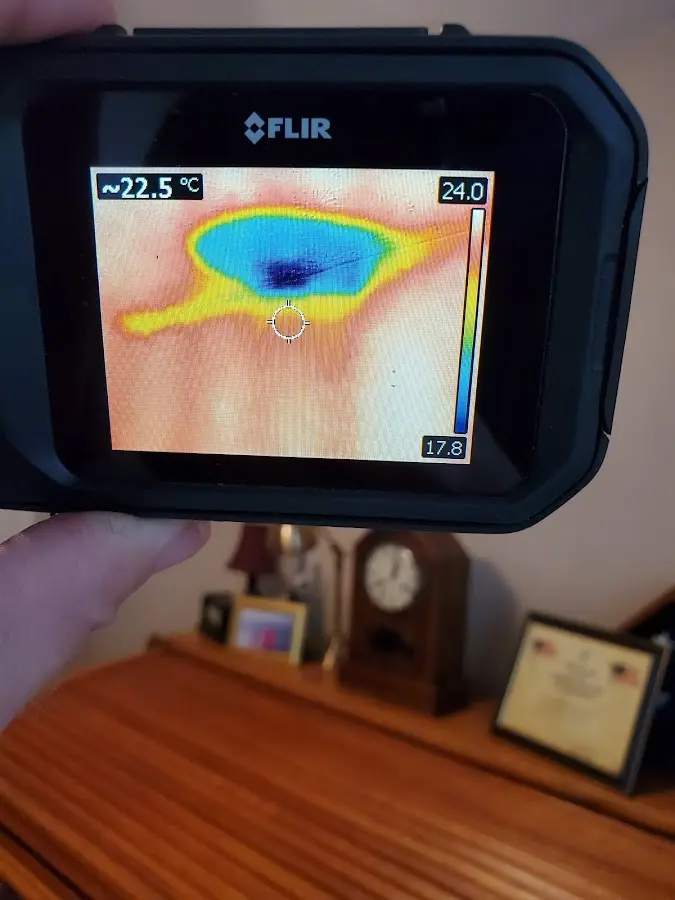 Thermal imaging inspection for water damage in Bellefontaine